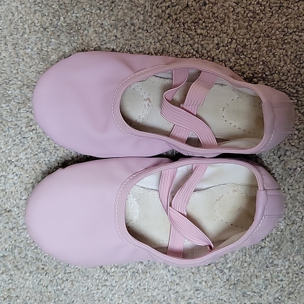 Pink Ballet Flats for Kids Sz 13 Girls